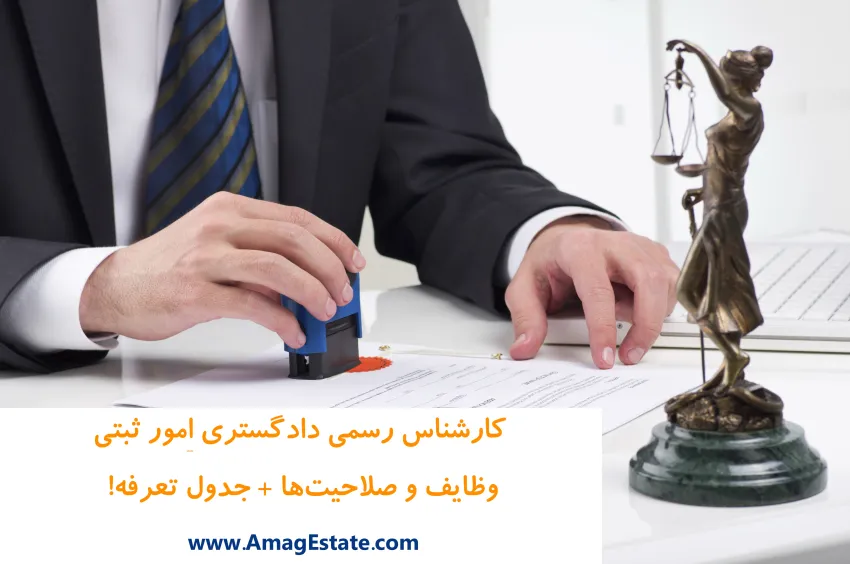 کارشناس رسمی دادگستری امور ثبتی