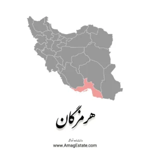 نقشه استان هرمزگان