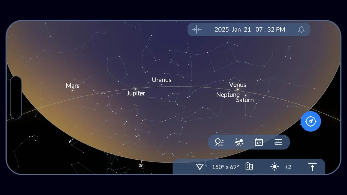 رژه سیاره ای ژانویه 2025 Skytonight1.amag_