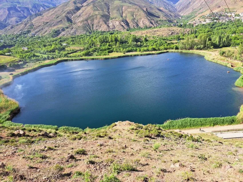 آشنایی با شهر قزوین تفرجگاه دریاچه اوان