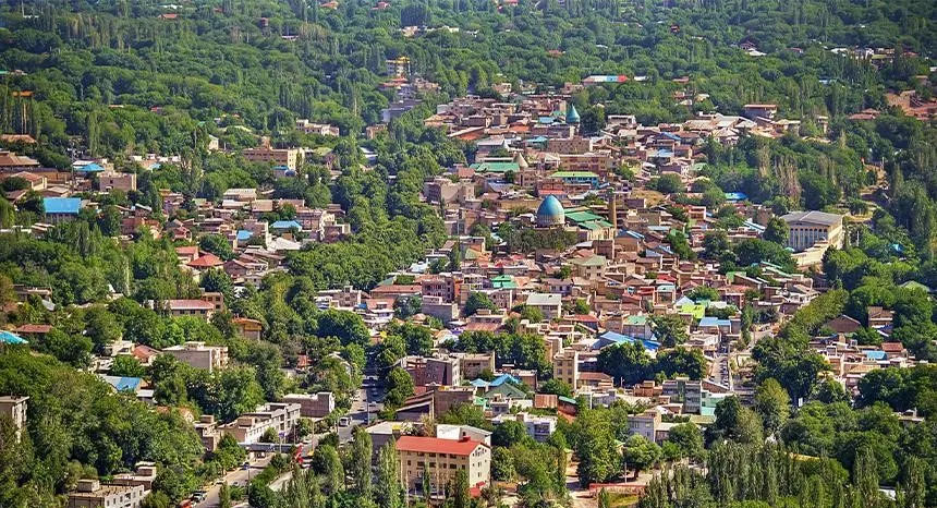 نمایی از شهرستان دماوند