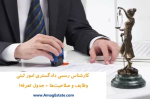 کارشناس رسمی دادگستری امور ثبتی